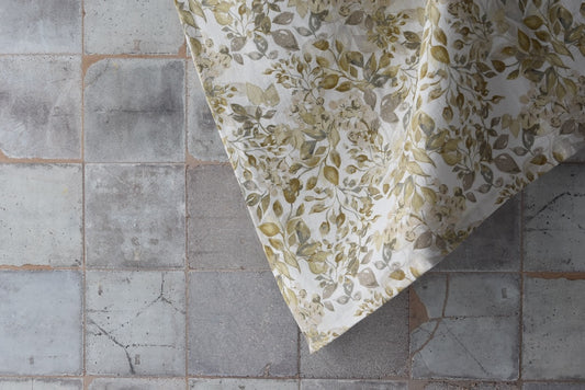 Linen Towel For Kitchen or Bath in Butterfly Branches by Glass Muriel