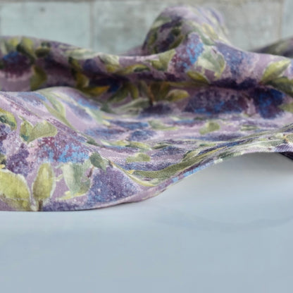 Linen Towel For Kitchen or Bath in Lilac by Glass Muriel