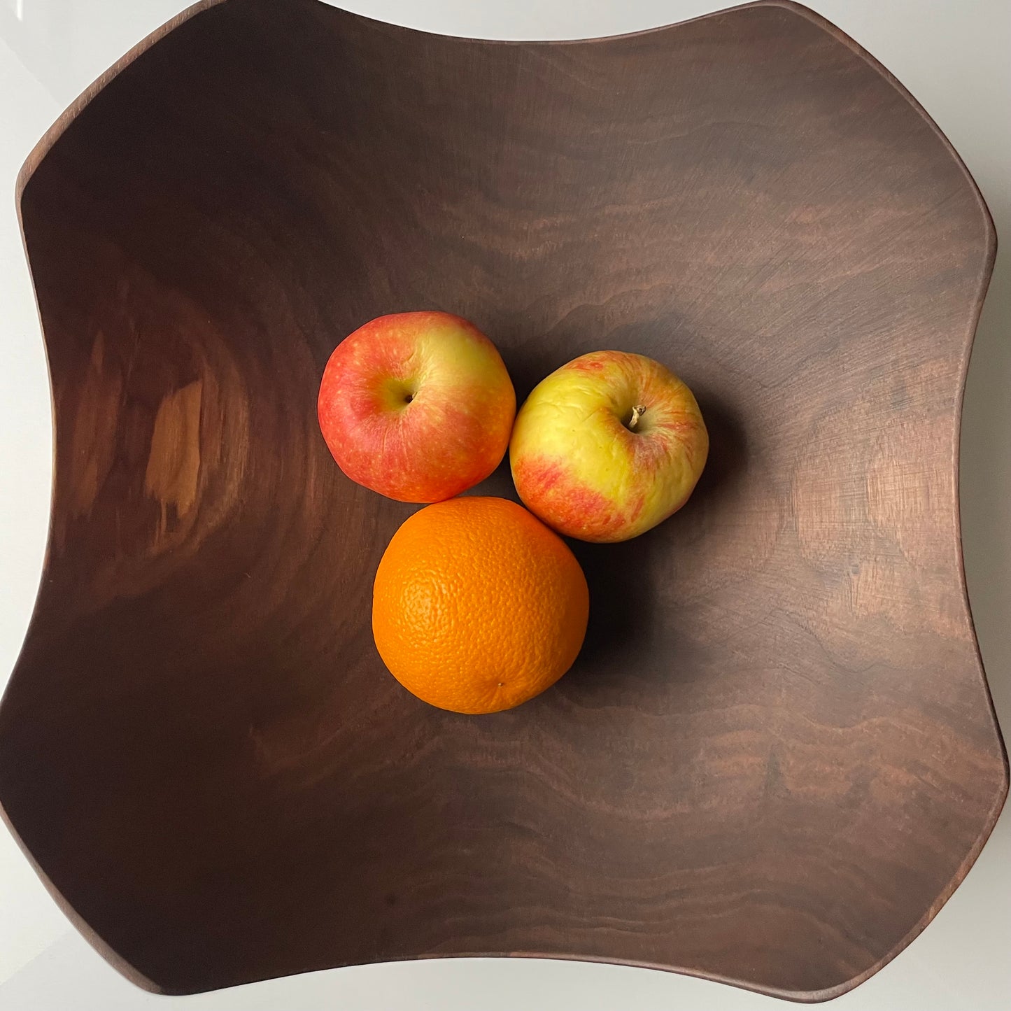 Four Corner Collection - 15" Walnut Bowl Bee's Oil Finish by Holland Bowl Mill