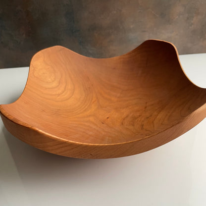 Four Corner Collection - 12" Cherry Bowl Bee's Oil Finish by Holland Bowl Mill