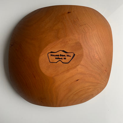 Four Corner Collection - 12" Cherry Bowl Bee's Oil Finish by Holland Bowl Mill