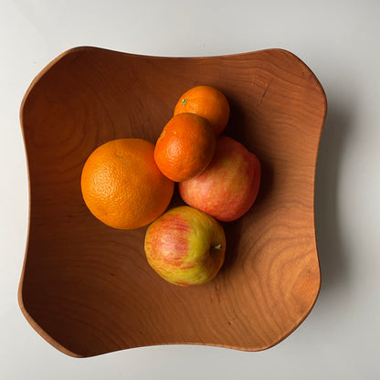 Four Corner Collection - 12" Cherry Bowl Bee's Oil Finish by Holland Bowl Mill