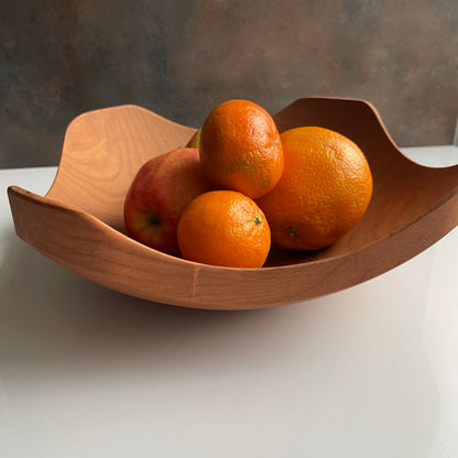 Four Corner Collection - 12" Cherry Bowl Bee's Oil Finish by Holland Bowl Mill
