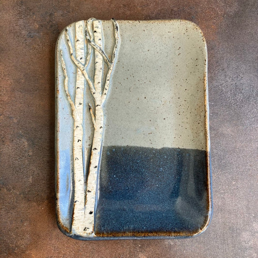 Small Handmade Dish in Birch by Jan Toscano