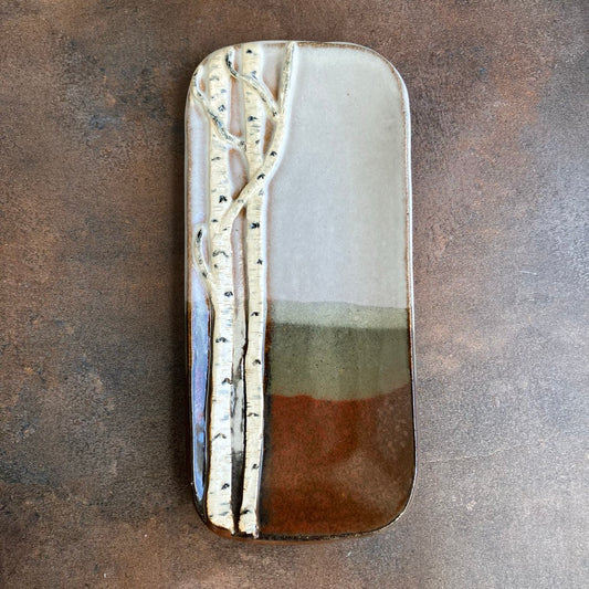 Handmade Birch Dish by Jan Toscano