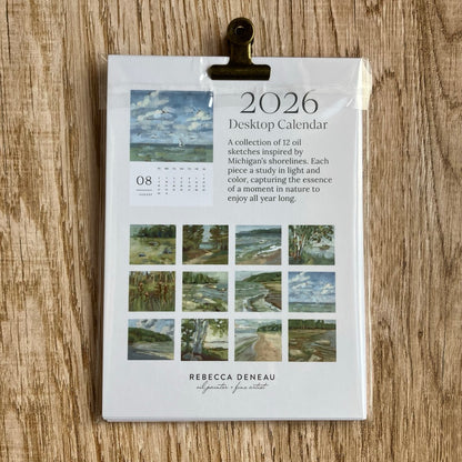 2026 Desktop Calendar by Rebecca Deneau