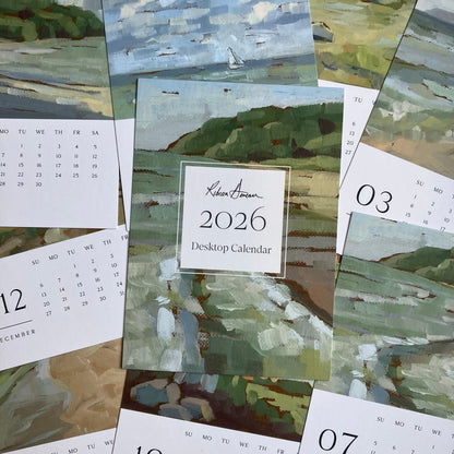2026 Desktop Calendar by Rebecca Deneau