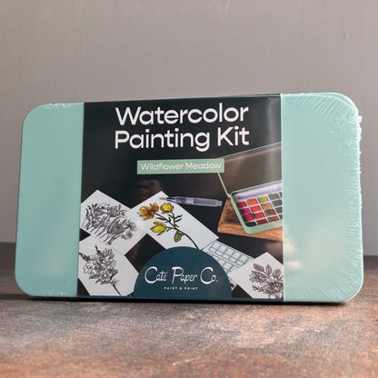 Wildflower Meadow Watercolor Painting Kit by Cate Paper Co.