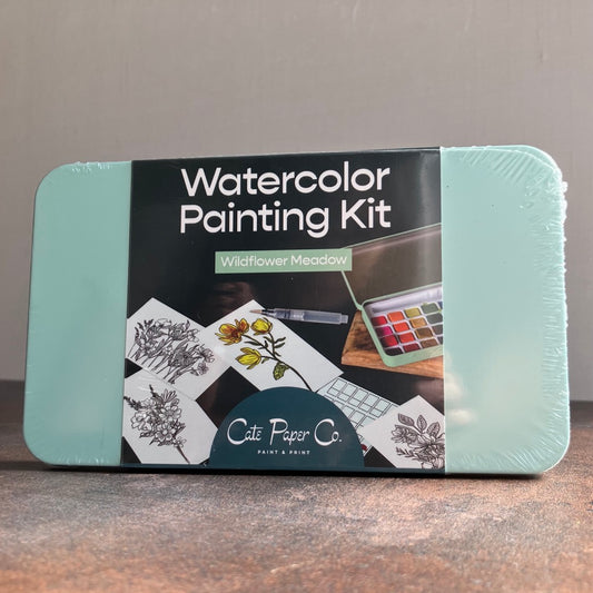 Wildflower Meadow Watercolor Painting Kit by Cate Paper Co.