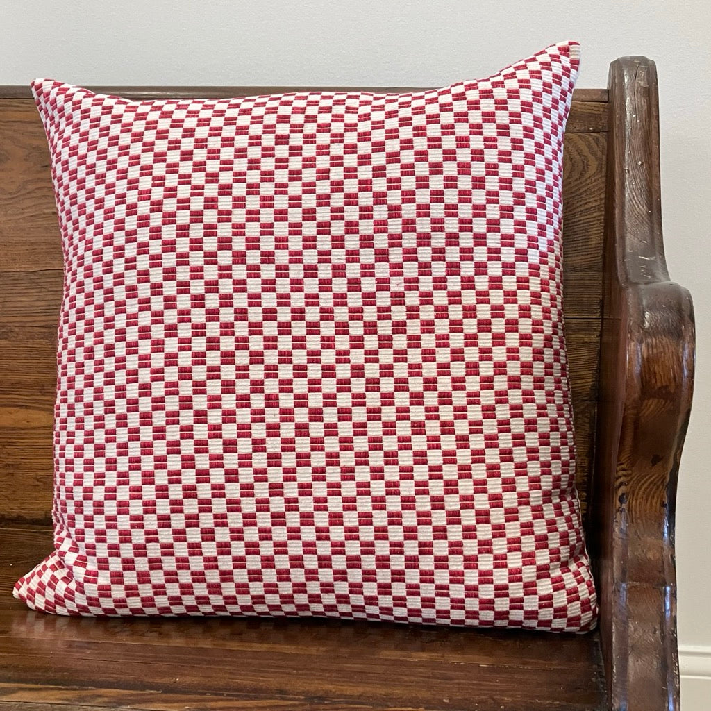 Decorator Pillow in Laurel Check Linen by Shannan Bower Home