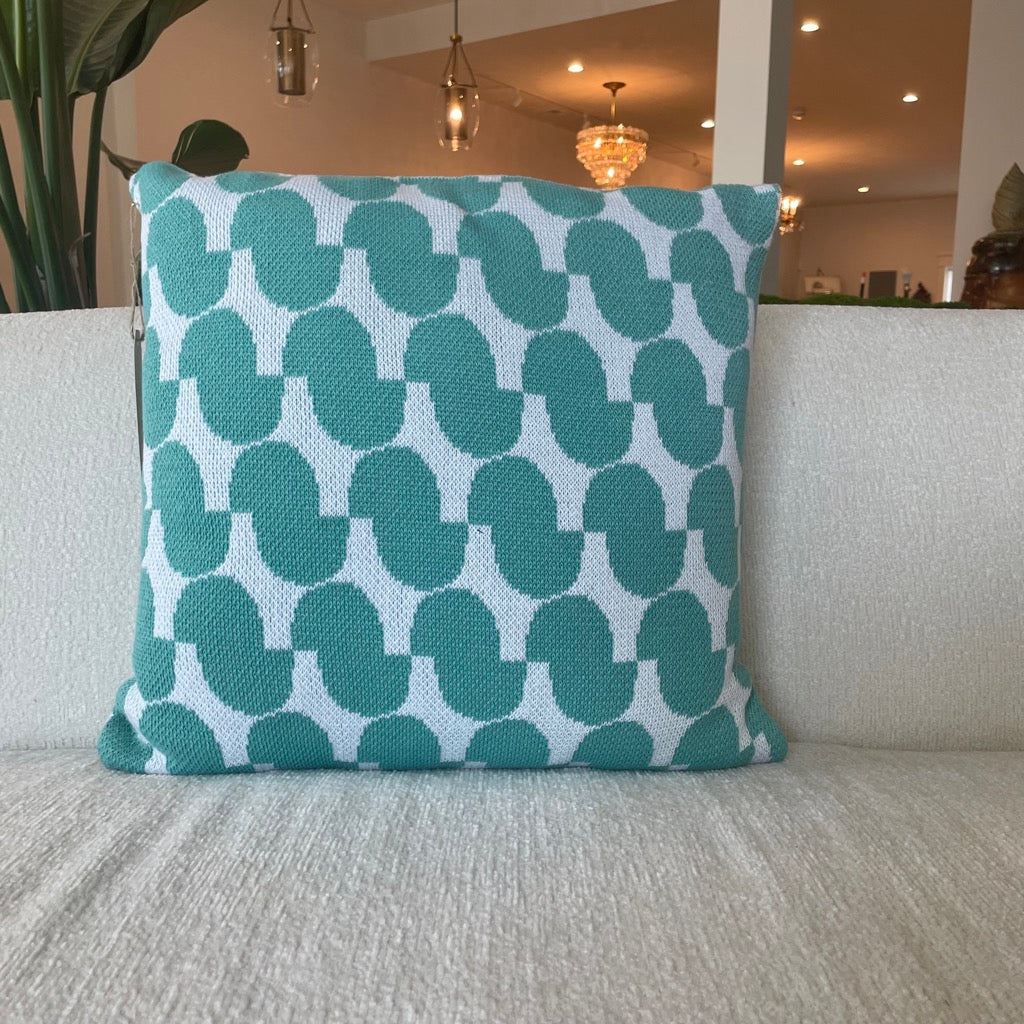 Decorative Pillow in Juki Turquoise by In2Green