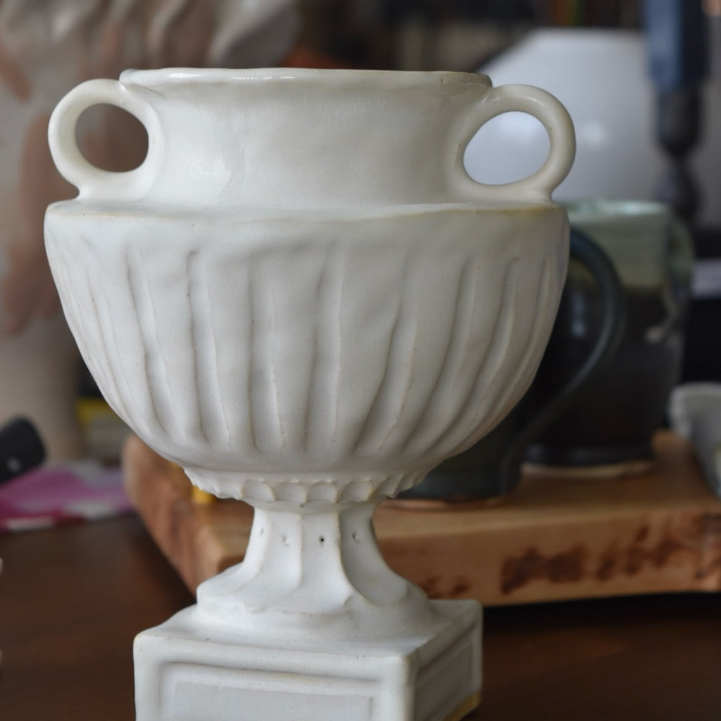 Pinched Footed Urn by Rene Stratton
