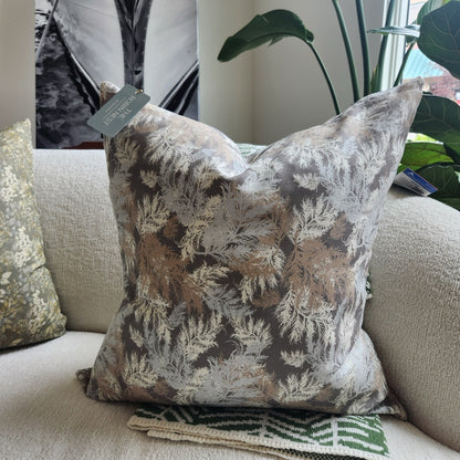 Decorative 100% Linen Pillow in Coastal Winter by Glass Muriel