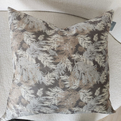 Decorative 100% Linen Pillow in Coastal Winter by Glass Muriel