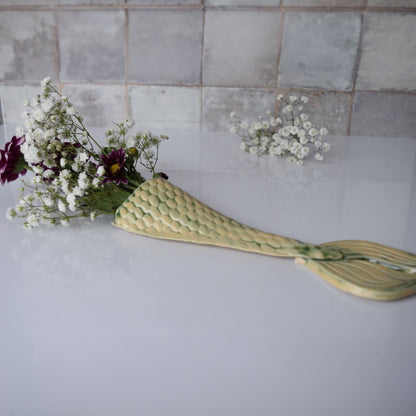 Mermaid Tale Wall Vase in Sand by Sky Mage