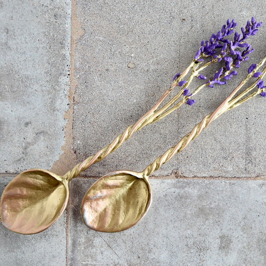 Lavender Spoon Set By Michael Michaud