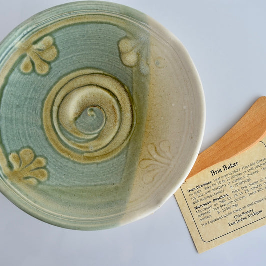 Brie Baker in Sand and Sea by Otis Pottery