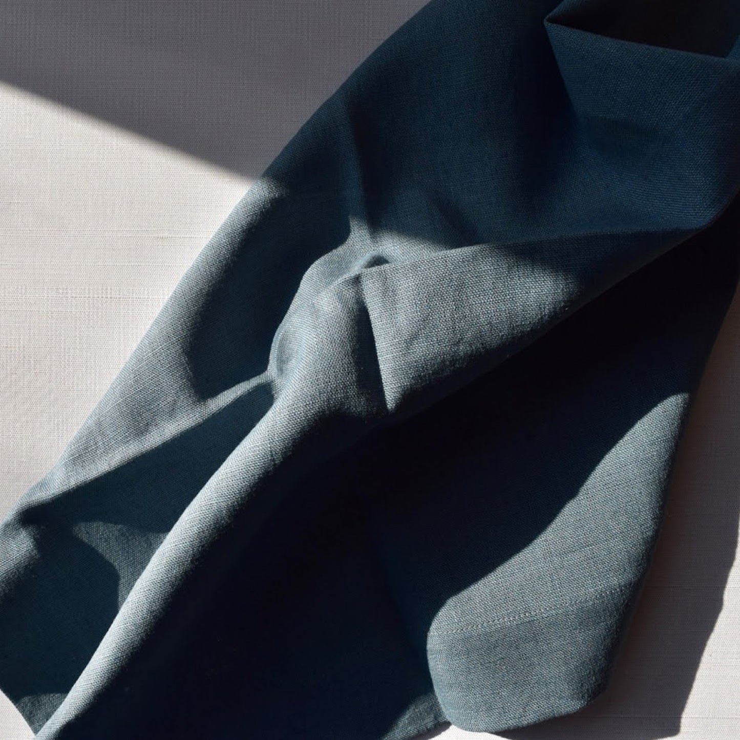 Heavyweight Linen Napkin in Eucalyptus by Rough Linen (Set of 4)