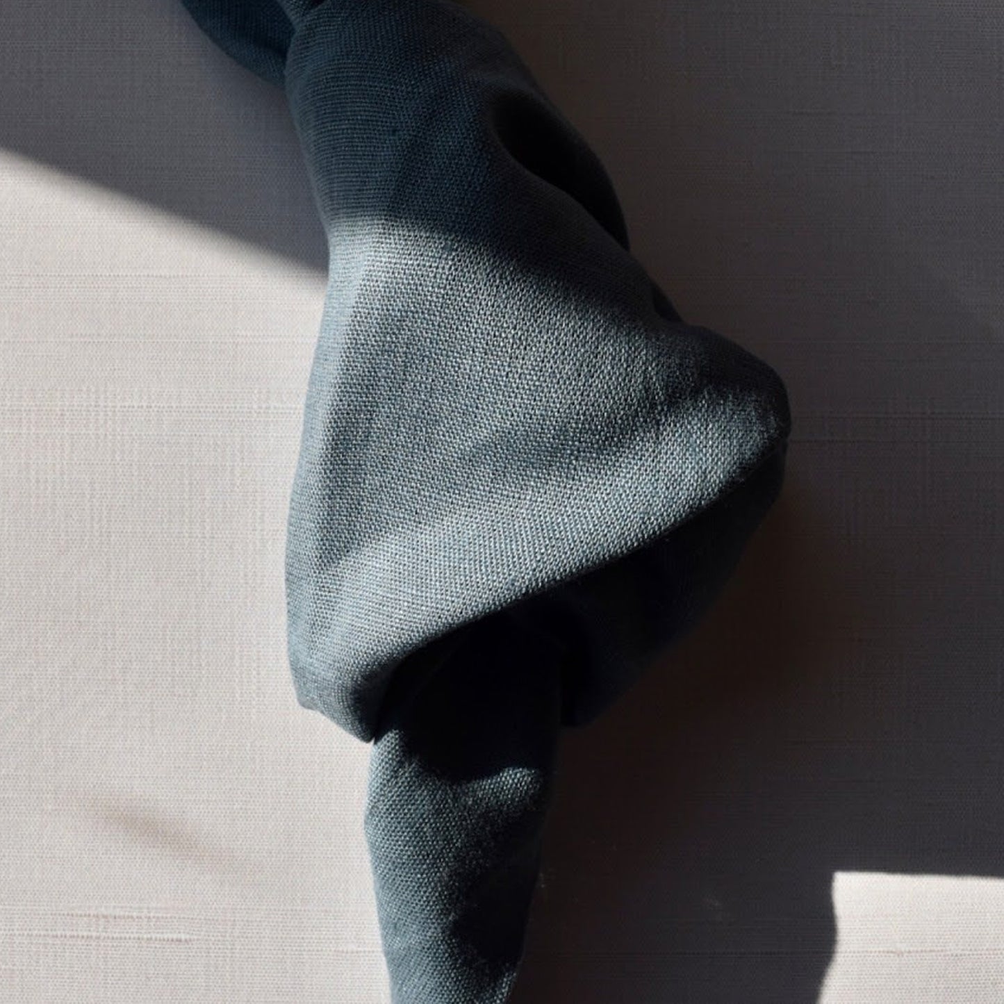 Heavyweight Linen Napkin in Eucalyptus by Rough Linen (Set of 4)