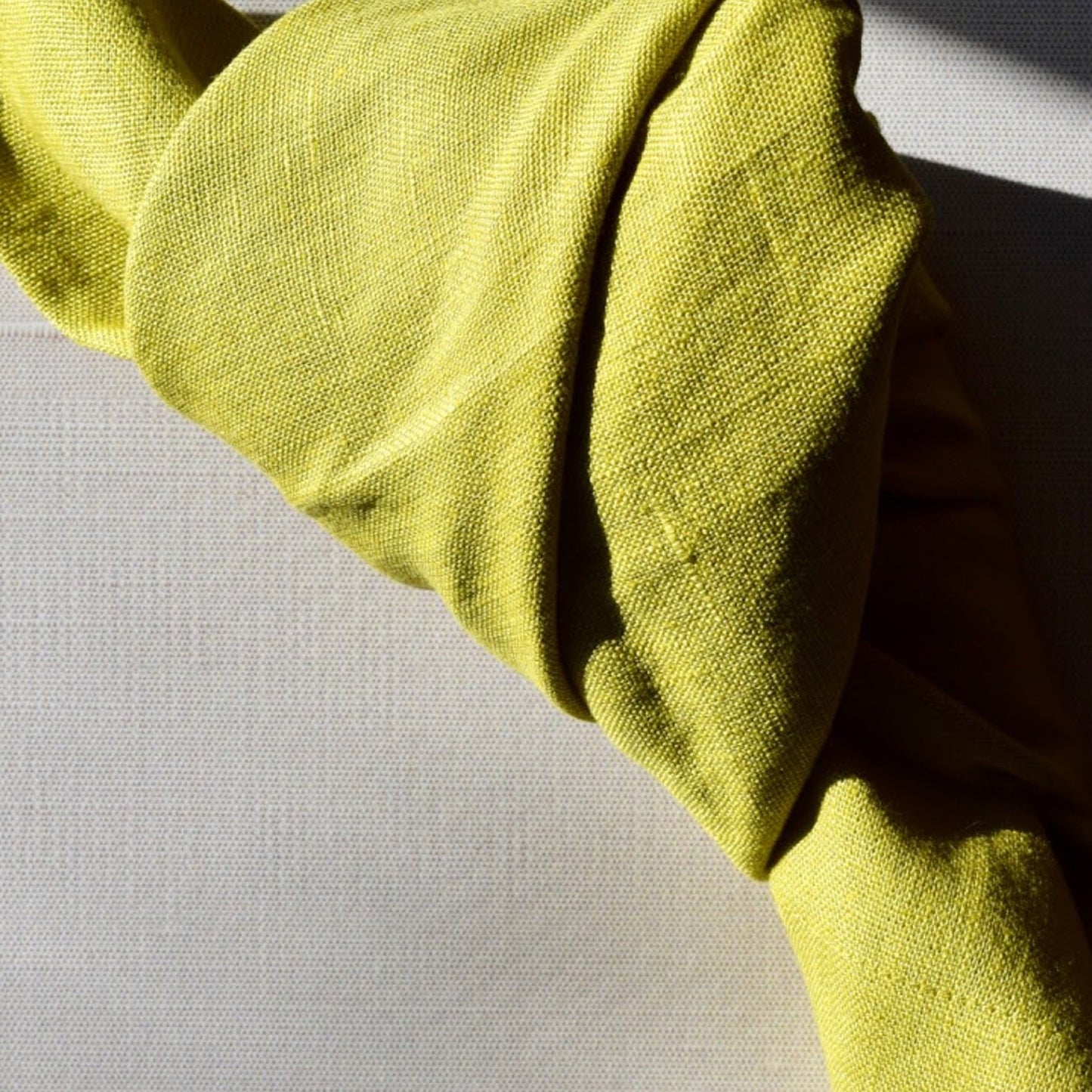 Heavyweight Linen Napkin in Pear by Rough Linen (Set of 4)
