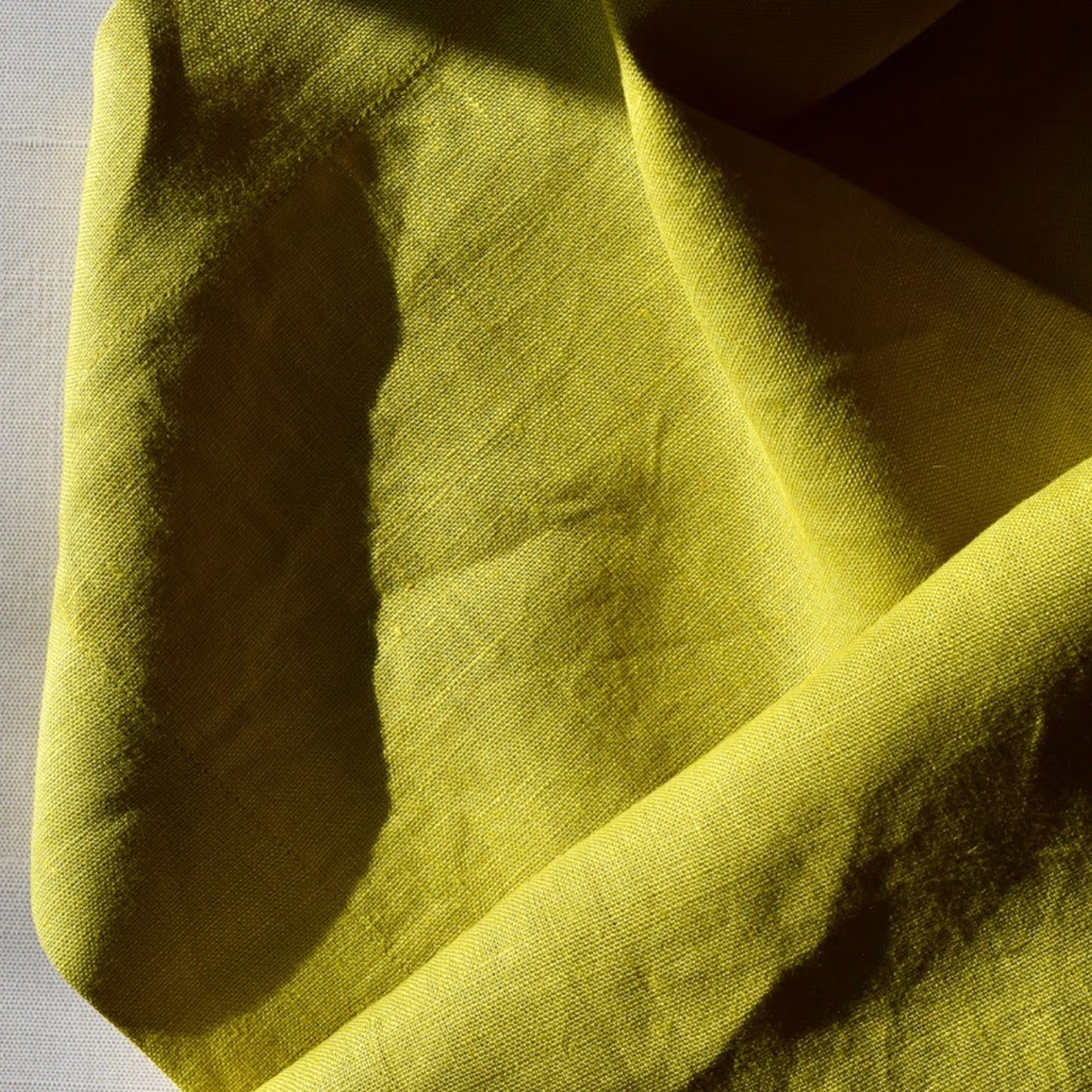 Heavyweight Linen Napkin in Pear by Rough Linen (Set of 4)