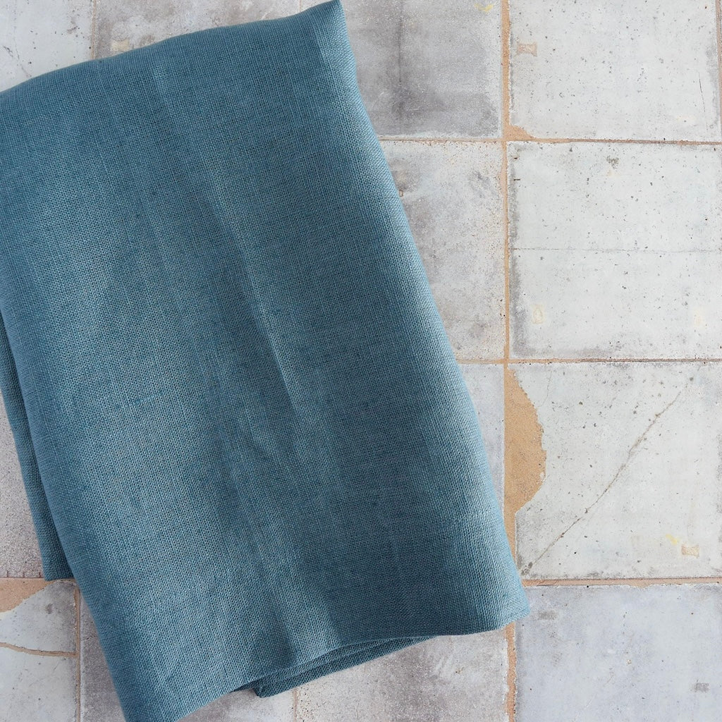 Heavyweight Linen Napkin in Eucalyptus by Rough Linen (Set of 4)