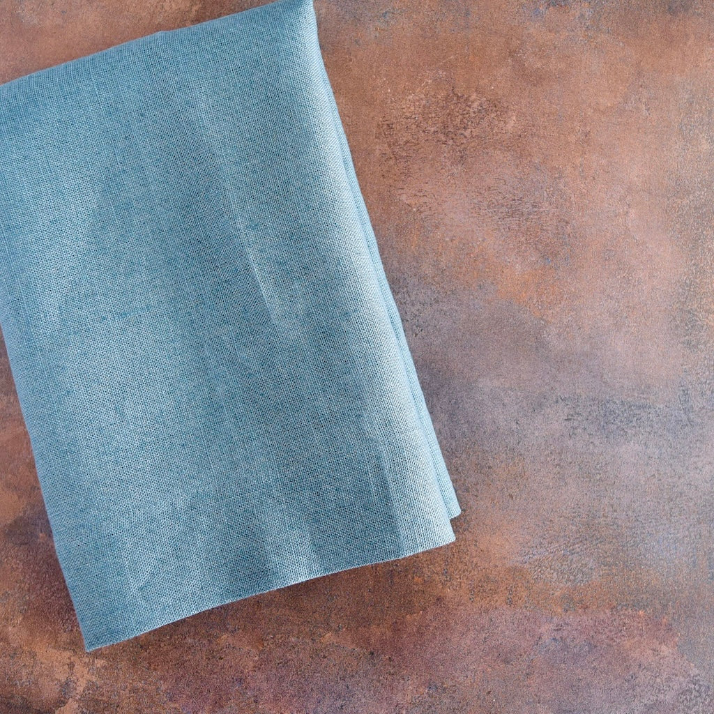 Heavyweight Linen Napkin in Eucalyptus by Rough Linen (Set of 4)