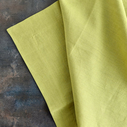Heavyweight Linen Napkin in Pear by Rough Linen (Set of 4)