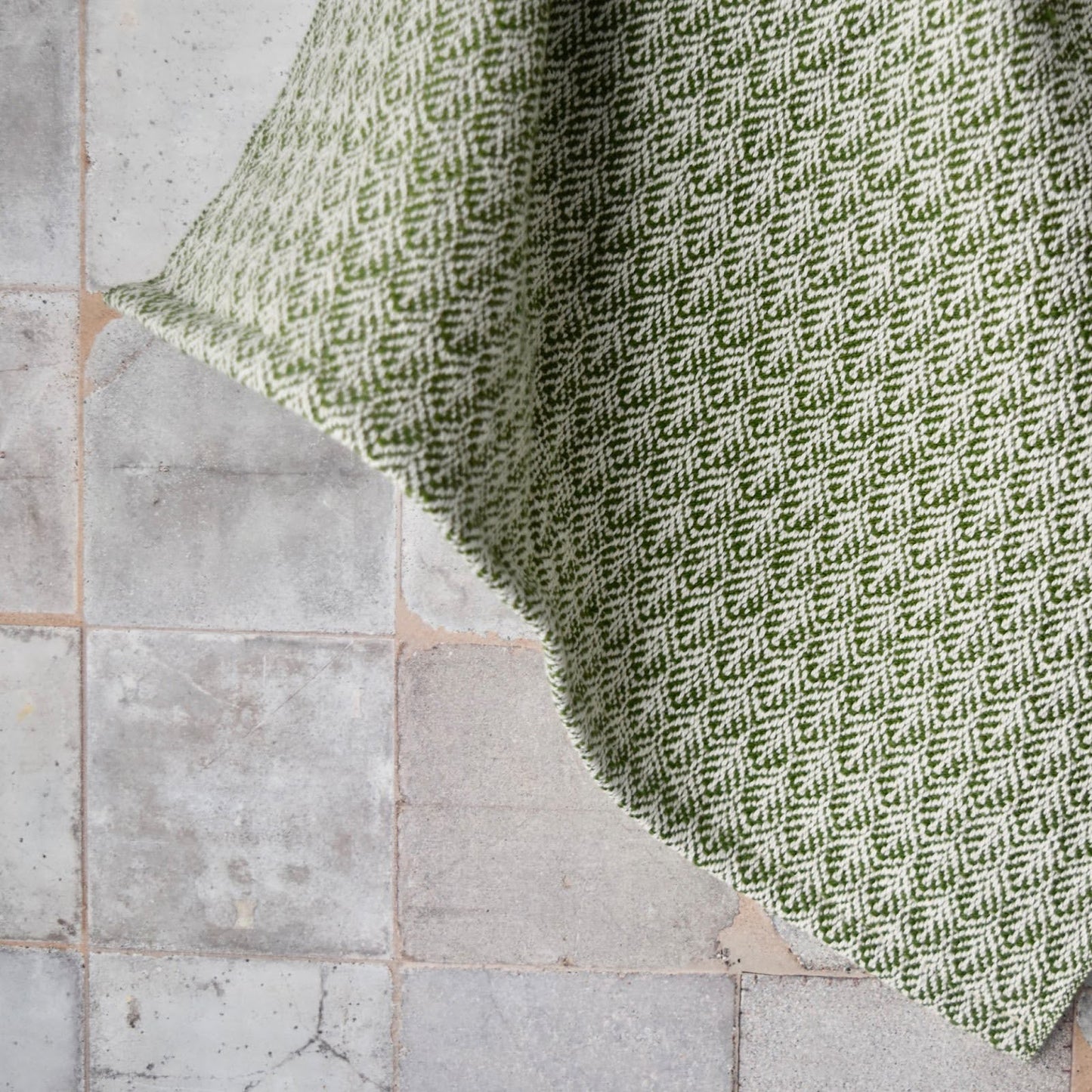 Tea Towel / Hand Towel in Fresh Evergreen by Kristina Nichols