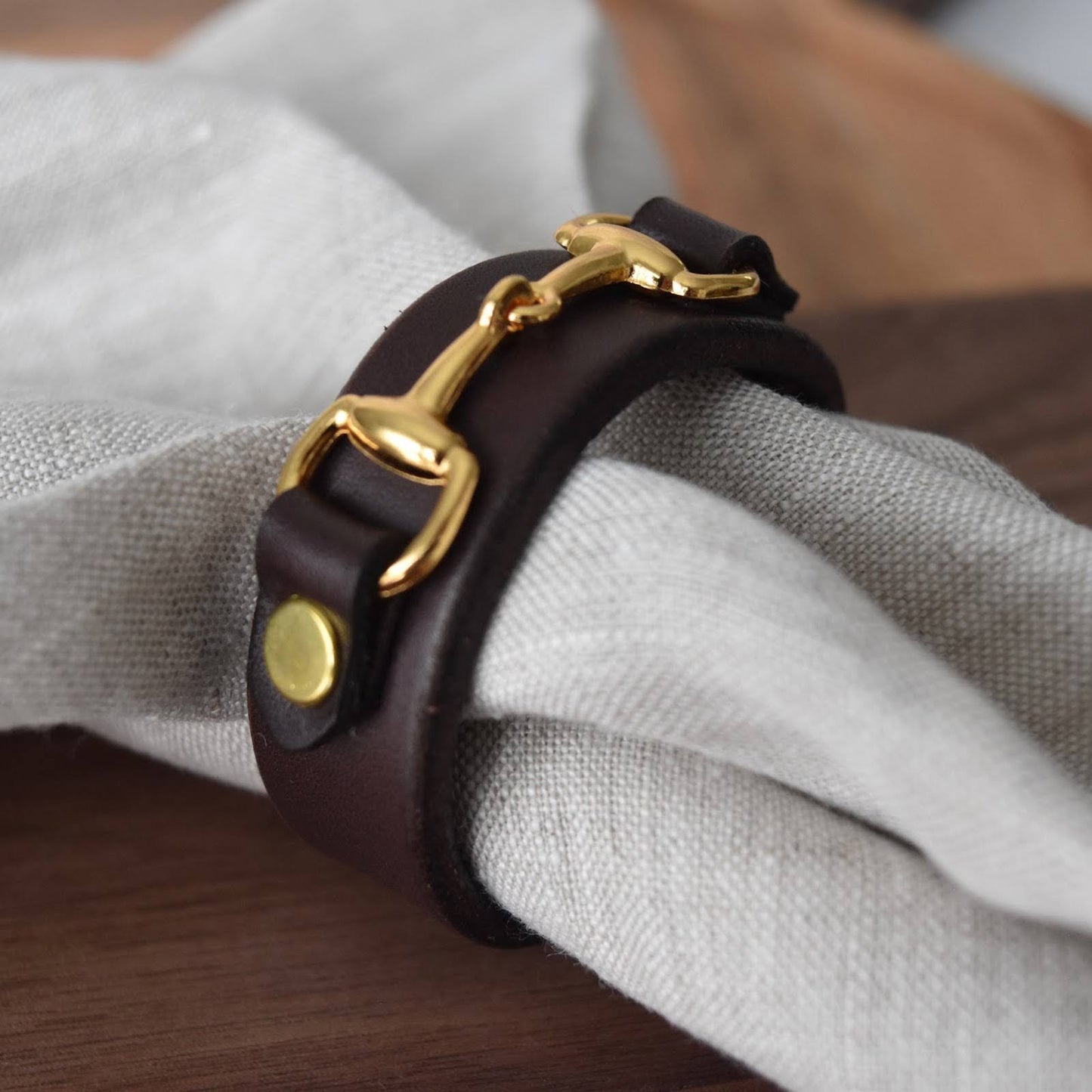 The Horsebit Napkin Ring (Set of 4)