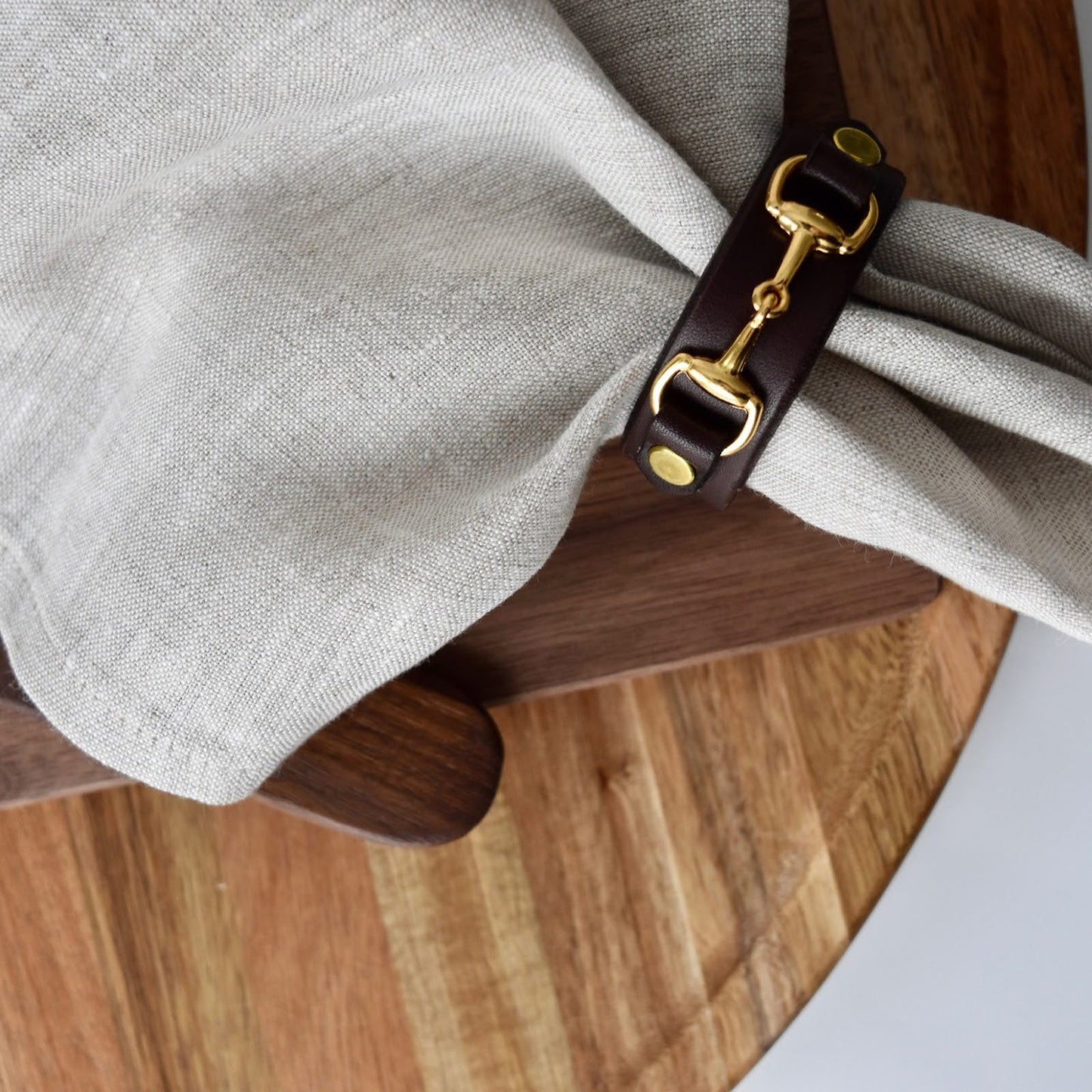 The Horsebit Napkin Ring (Set of 4)