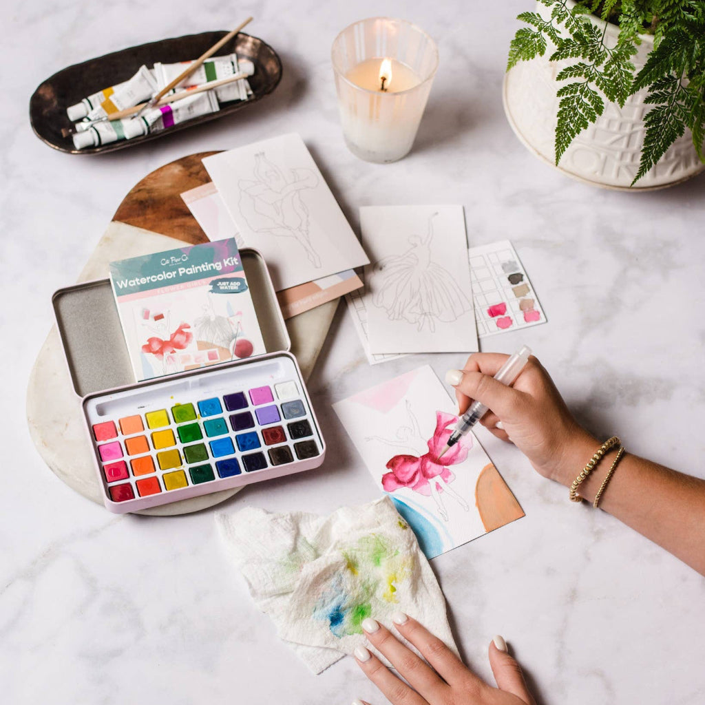 Seaside Studies Watercolor Painting Kit by Cate Paper Co.