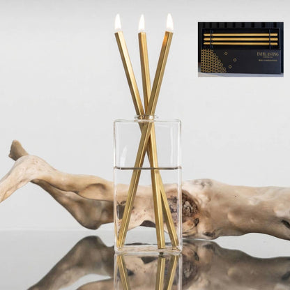 Boxy Reusable Steel Candles by Everlasting Candle