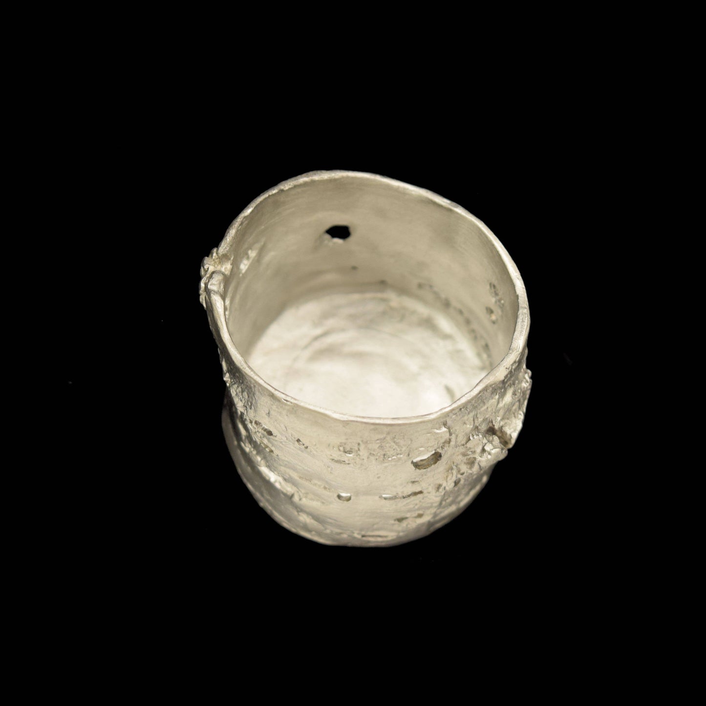 Birch Bark Tea Light Holder by Michael Michaud