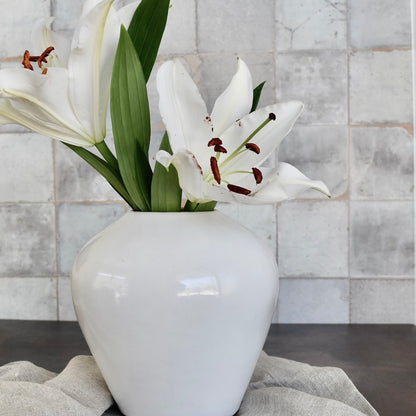 Stoneware Vase by Convivial