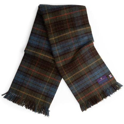 Highland Tweeds Lambswool Throw (Antique Hunting Stewart) by Prince of Scots