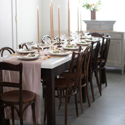 Dusk 8 Foot Table Runner in European Linen by Rough Linen