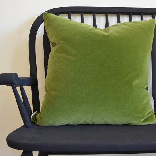 Decorator Pillow in Green Lux Velvet by Shannan Bower Home