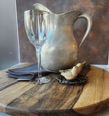 Lazy Susan in Maple and Walnut by Rhino Woodworking