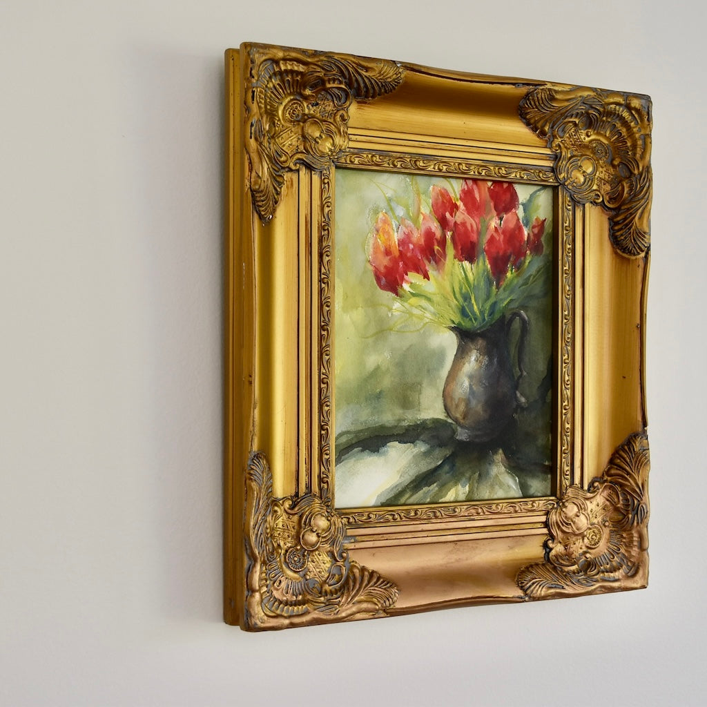 Floral Art "Vibrant Tulips" Original by Melissa Anne Smith