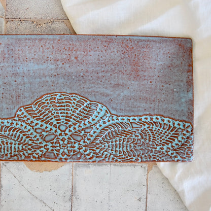 Rectangular Platter in Bluebell by Prodigal Pottery