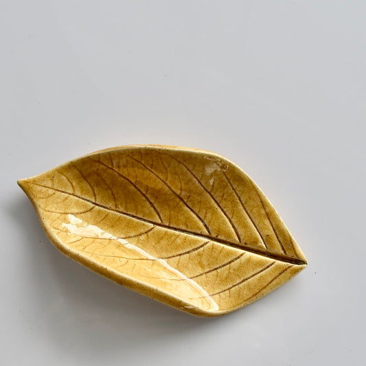 Leaf Soap Dish by Prodigal Pottery